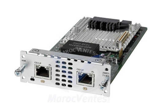 Module Multiflex Trunk Voice / Clear-channel Data T1 / E1 à 2 ports NIM-2MFT-T1/E1